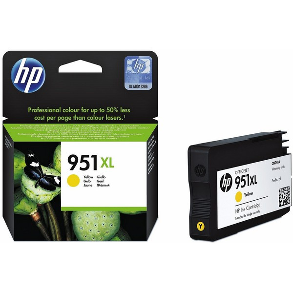 HP CN048AE Картридж №951 XL желтый HP OfficeJet 8100 (1,5К)