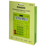 Калькулятор настольный CASIO GR-12С-GN (210х155 мм), 12 разрядов, двойное питание, САЛАТОВЫЙ, GR-12C-GN-W-EP