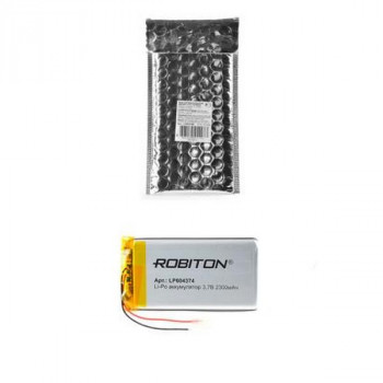 Аккумулятор ROBITON LP604374 3.7В 2300мАч PK1 Тип: LP2300-604374Цена: за 1 шт.
