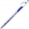 Ручка шариковая автоматическая Flexoffice Trendee, 0,5  мм., корпус прозрачный/синий, цвет чернил Синий, Комплект 2 шт. в блистере (FLEXOFFICE FO-019/2B)