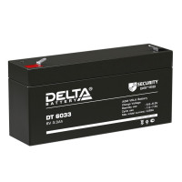 Energon Delta DT 6033 Аккумуляторная батарея DELTA DT 6033 (6В / 3,3Ач, Тип: AGM, Клемма: F1, ДхШхВ: 134х34х61мм (Полная высота: 66мм), срок службы: 5 лет, Гарантия: 1г, вес: 0,65кг)