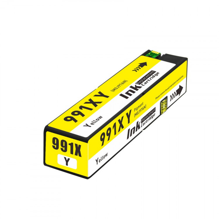 NV Print NVP-M0J98AE Струйный картридж 991XL (NV-M0J98AE) Yellow для HP PageWide Pro 750 / 772 / 777 (260 мл) совместимый