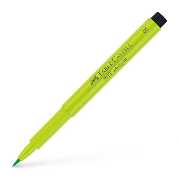 Ручка капиллярная Faber-Castell PITT Artist Pen, наконечник B (Brush), цвет 171 Light Green (167471)