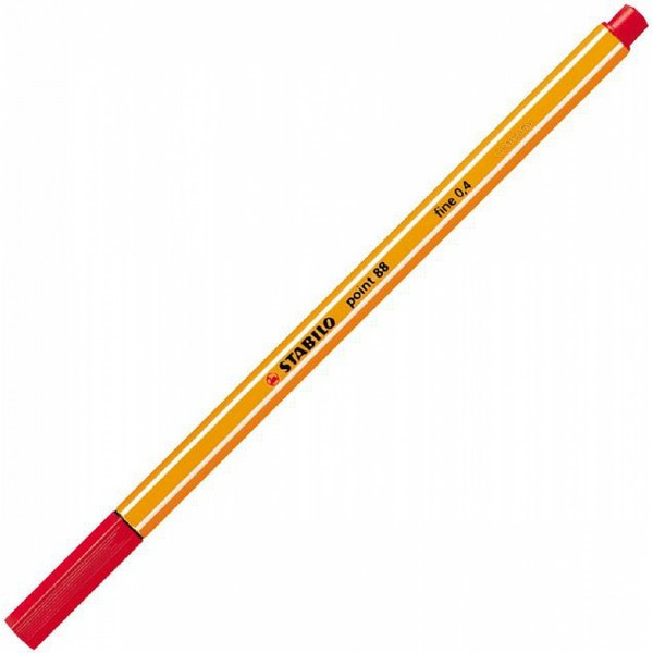 Ручка капиллярная Stabilo Point 88 0,4 мм, 88/40 красный (Stabilo 88/40)