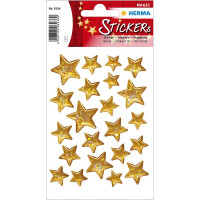 HERMA 3936 НАКЛЕЙКИ MAGIC Н/ГОД ЗОЛОТИСТ.ЗВЕЗДЫ