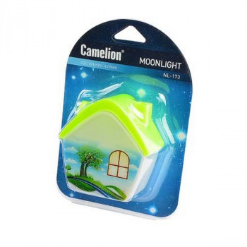Светильник Camelion NL-173 &quot;Домик&quot; ночник с выключателем, 4LED BL1 Тип: P-220V-4D0.5-75Цена: за 1 шт.
