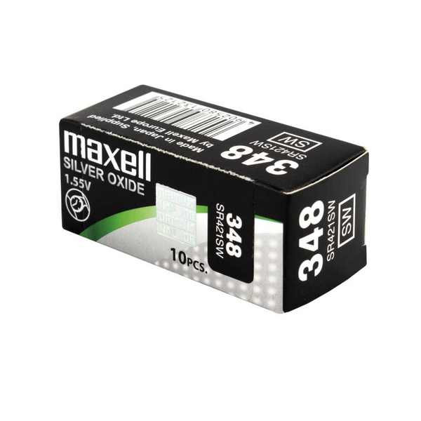 Батарейка MAXELL SR421SW   348  (0%Hg)