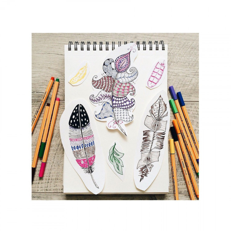 Набор капиллярных ручек Stabilo Point 88 0,4 мм., 6 цветов (STABILO 88/6, 0А-00000379)*