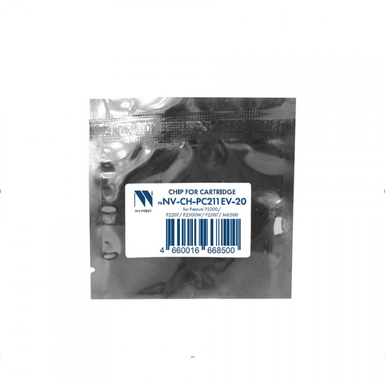 NV Print NVP-CH-PC211EV-20 Чип для Pantum (PC-211EV) (20шт) P2200 / P2207 / P2500W / P2507 / M6500 1.6K совместимый