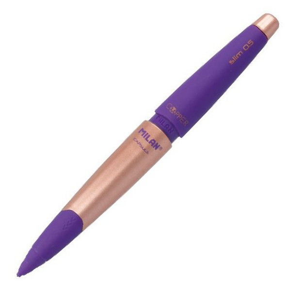 Карандаш механический Milan Capsule Slim Cooper, HB, 0,5 мм, с ластиком, ассорти (Milan 185032920)