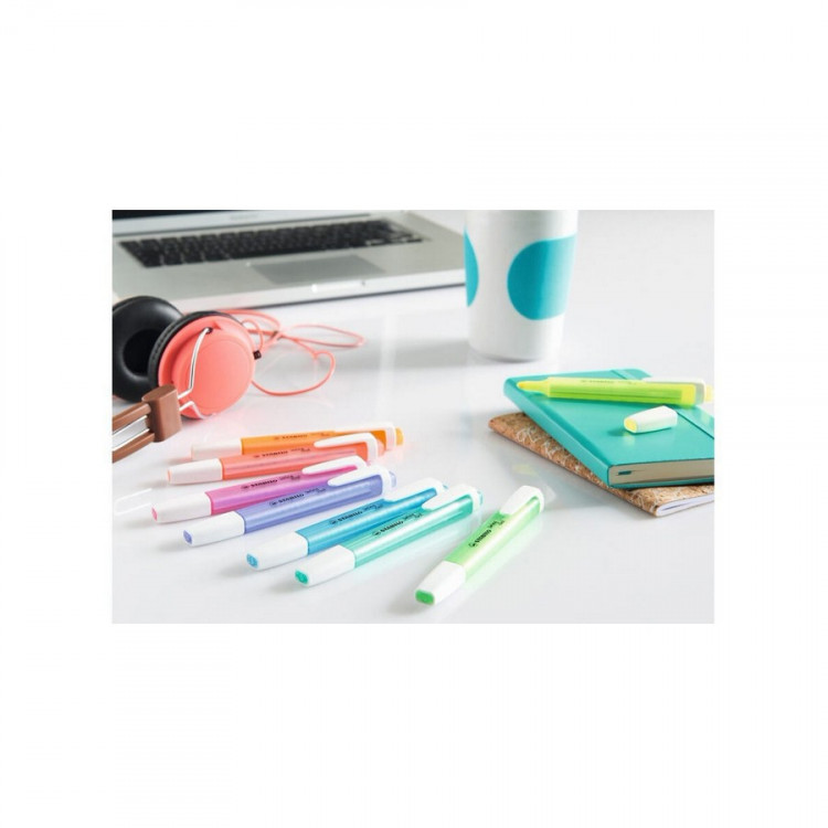 Текстовыделитель Stabilo Swing Cool 275/56 розовый 1-4 мм, скошенный (STABILO 275/56)