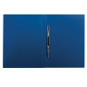 Папка с металлическим скоросшивателем BRAUBERG стандарт, синяя, до 100 листов, 0,6 мм, 221633