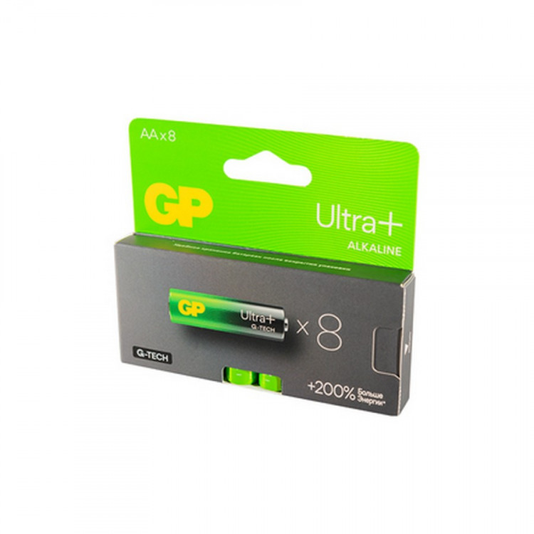 Батарейка GP Ultra Plus GP15AUPA21-2CRB8 G-TECH LR6 BL8 (Комплект 8 шт.)