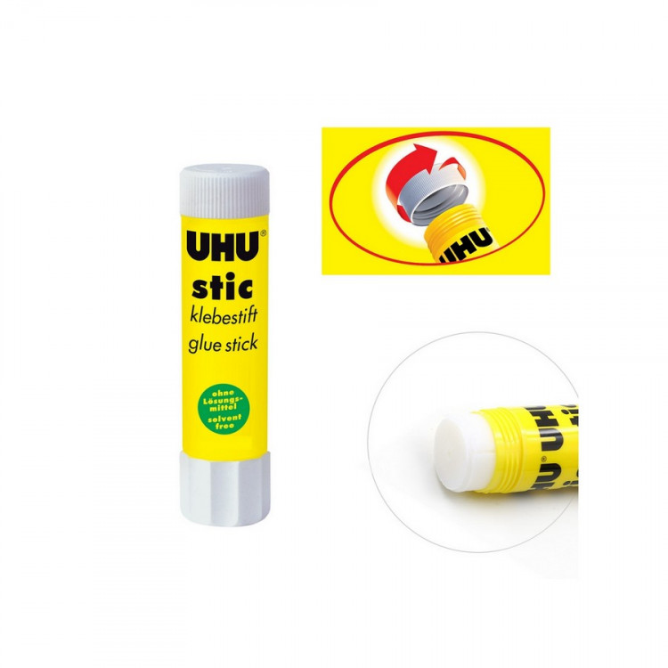 Клей-карандаш UHU Stic  8,2 гр. Комплект 2 штуки UHU 60/2B Stic