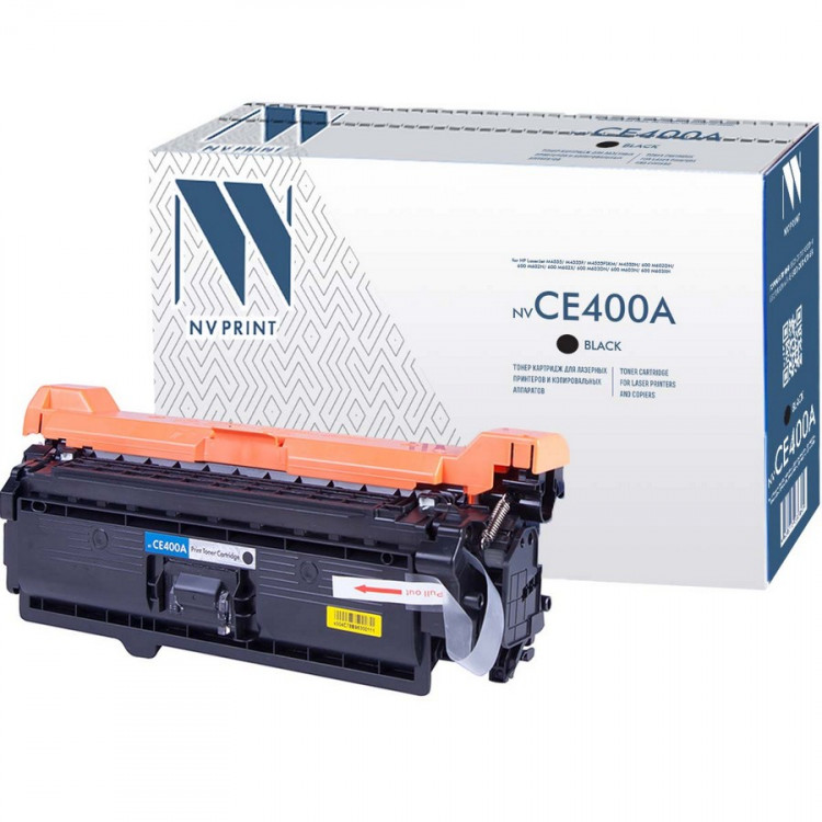 NV Print NVP-CE400ABk Картридж совместимый NV-CE400A Black для HP Color LaserJet 500 M575dn /  500 M575f /  M575c /  500 M551dn /  500 M551n /  500 M551xh /  500 M570dn /  500 M570dw (5500k)