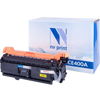 NV Print NVP-CE400ABk Картридж совместимый NV-CE400A Black для HP Color LaserJet 500 M575dn /  500 M575f /  M575c /  500 M551dn /  500 M551n /  500 M551xh /  500 M570dn /  500 M570dw (5500k) NVP-CE400ABK, Совместимость: HP LaserJet Color M551n / M551xh / M551dn / M570dn / M570dw / M575dn / M575f / M575c, ресурс: 5500 стр.