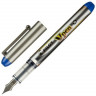 Ручка перьевая Pilot V-Pen Silver, M, цвет чернил: синий (Pilot SVP-4M-L)