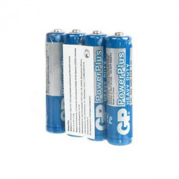 Батарейка GP PowerPlus HEAVY DUTY 24C/R03 R03 SR4 (Комплект 4 шт.) Тип: R03Цена: за комплект