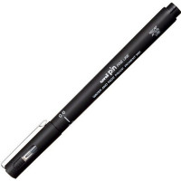 Ручка капиллярная UNI Pin Fine Line 06, 0.6 мм, черный (UNI PIN 06-200)