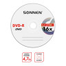 Диск DVD-R SONNEN, 4,7 Gb, 16x, бумажный конверт (1 штука), 512576