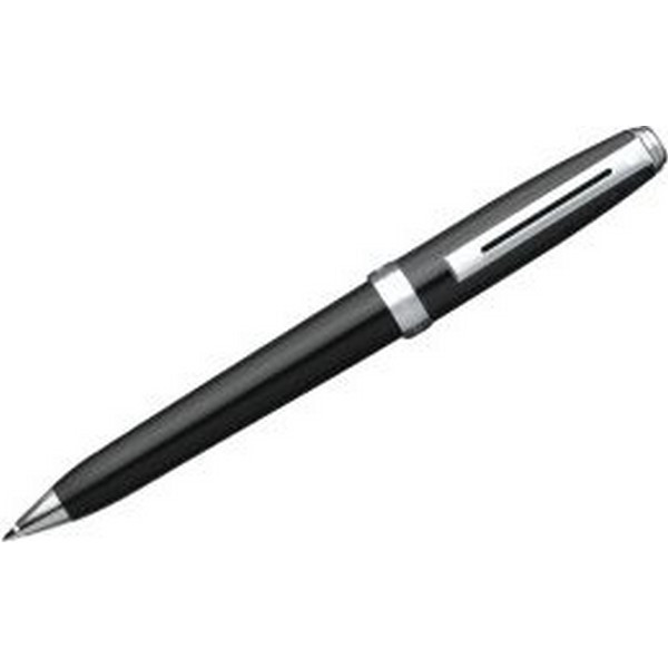 Ручка шариковая Sheaffer Prelude, Gloss Black Nickel CT, поворотный мех., стержень синий (Sheaffer SB2373)