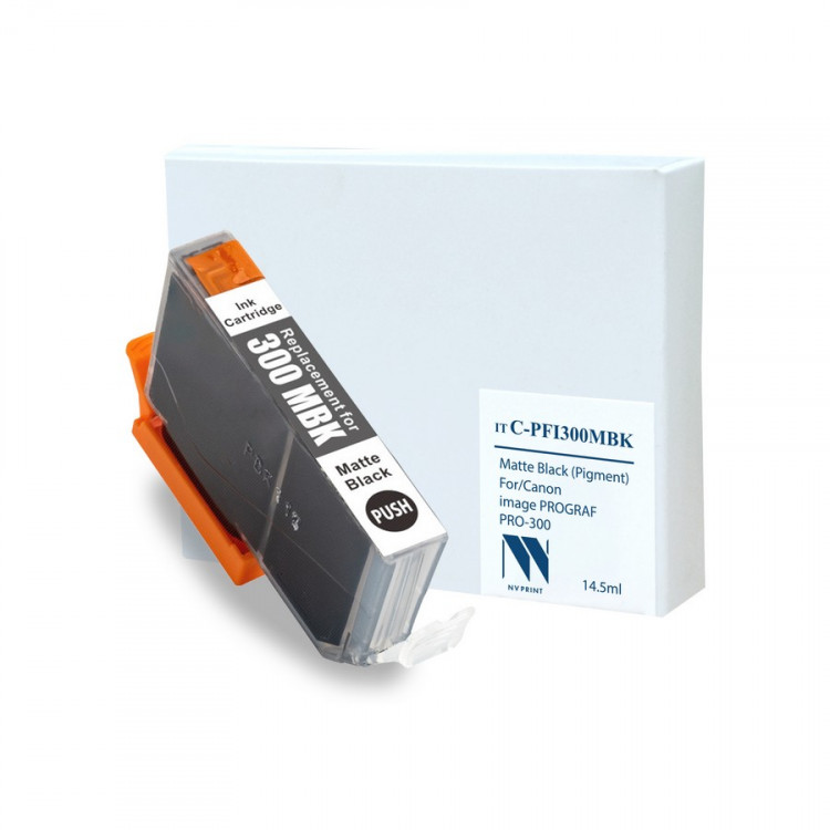 NV Print NVP-PFI-300MBK Струйный картридж C-PFI300 MBK для Canon imagePROGRAF PRO-300 совместимый