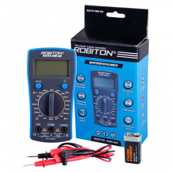 Мультиметр ROBITON MASTER DMM-800 BL1 Тип: мультиметрЦена: за 1 шт.