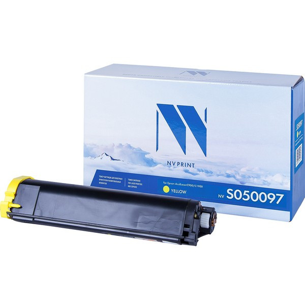 NV Print NVP-S050097Y Картридж совместимый NV-S050097 Yellow  для Epson AcuLaser C900, 1900, ресурс: 4500 стр.