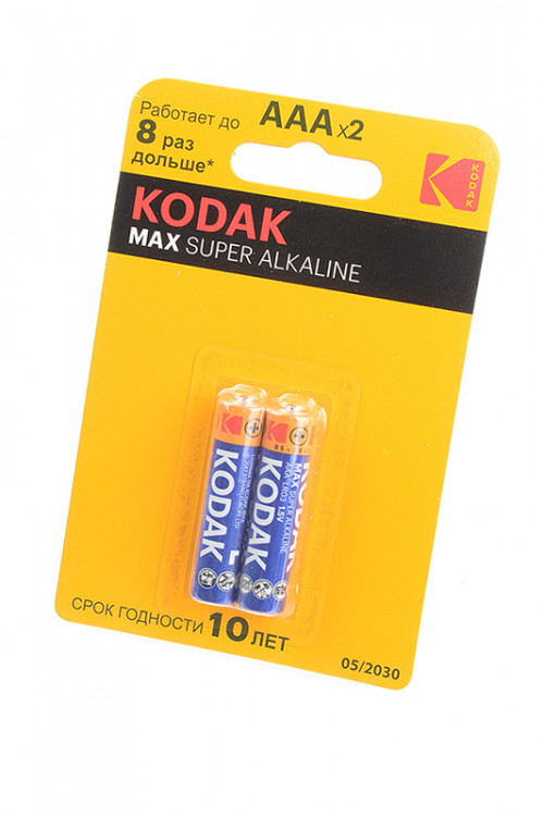Батарейка Kodak MAX Super Alkaline LR03 BL2 (Комплект 2 шт.)