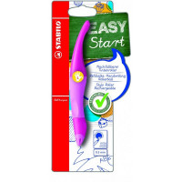 Ручка Роллер Stabilo Easy Start Розовый Корпус Для Левшей В Блистере  (STABILO B-46837-3)