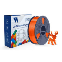 NV Print NVP-3D-PLA-P-TRANSP-ORANGE Филамент NVPRINT PLA+ Transparent Orange для 3D печати диаметр 1.75мм  длина 330 метров  масса 1 кг