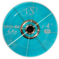 Перезаписываемый компакт-диск VS DVD+RW 4.7 GB 4x, без упаковки, 1 шт. (VS VSDVDPRWB5002-1)