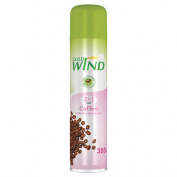 Освежитель воздуха аэрозольный 300 мл, GOLD WIND &quot;Coffee&quot;, СИБИАР, 5-02.04.254.06 