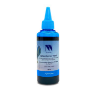 NV Print NVP-INK100LC Чернила универсальные на водной основе NV-INK100LC для аппаратов Epson (100ml) Light Cyan совместимые