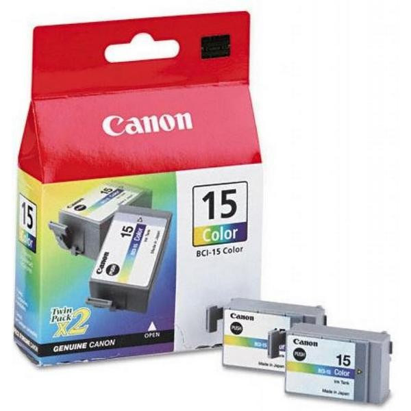 Canon 8191A002 Картридж цветной  (BCI-15) Canon BJ-I70/I80 двойная упаковка