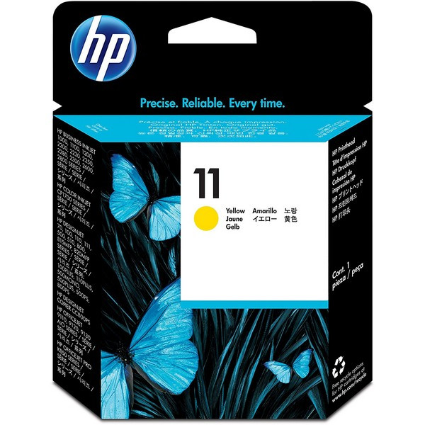 HP C4813A Печатающая головка №11 желтая HP Business InkJet 1000, 1200, 22xx, 2x00, DJ500, ps, 510, 800, ps, 70, CC800ps, OfJetProK850, CP1700