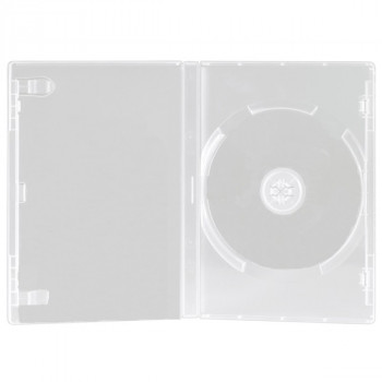 Футляр на 1 DVD диск, белый полупрозрачный, 14 мм Футляр на 1 DVD диск, белый полупрозрачный, 14мм