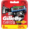 Сменные кассеты для бритья 8 шт., GILLETTE (Жиллет) 