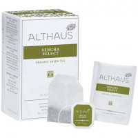 Чай ALTHAUS "Sencha Select" зеленый, 20 пакетиков в конвертах по 1,75 г, ГЕРМАНИЯ, TALTHB-DP0033