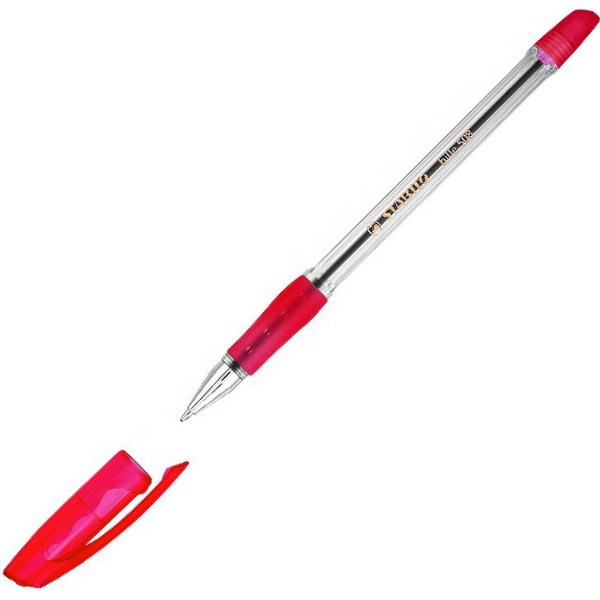 Ручка шариковая Stabilo Bille 508 F/0,38 мм., красная (STABILO 508/40, 508F1040)