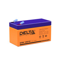 Energon Delta DTM 12012 Аккумуляторная батарея DELTA DTM 12012 (12В / 1,2Ач, Тип: AGM, Клемма: F1, ДхШхВ: 97х43х52мм (Полная высота: 58мм), срок службы: 6 лет, Гарантия: 1г, вес: 0,61кг)