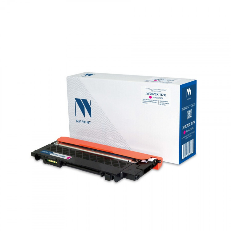 NV Print NVP-W2073X-117X-M Картридж совместимый NV-W2073X 117X Magenta для HP Color LJ 150 / 150A / 150NW / 178NW / 179MFP (1300k)