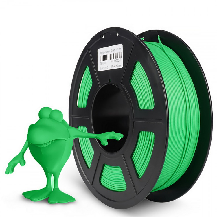 NV Print NVP-3D-PLA-MATTE-GREEN Филамент NVPRINT PLA Matte Green для 3D печати диаметр 1.75мм  длина 330 метров  масса 1 кг