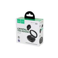 Гарнитура HOCO EQ3 Smart беспроводные TWS с боксом для зарядки, LED-дисплей, Bluetooth 5.3, чёрный BL1