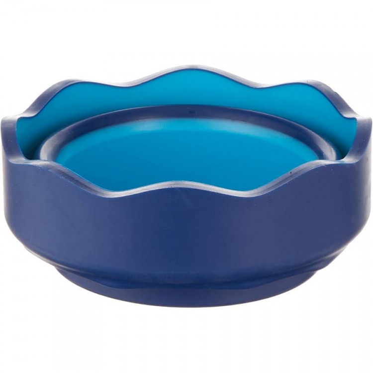 Стакан для воды Faber-Castell Ckic & Go, складной, синий (FABER-CASTELL 181510)