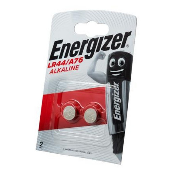 Батарейка Energizer Alkaline LR44/A76 BL2 (Комплект 2 шт.)