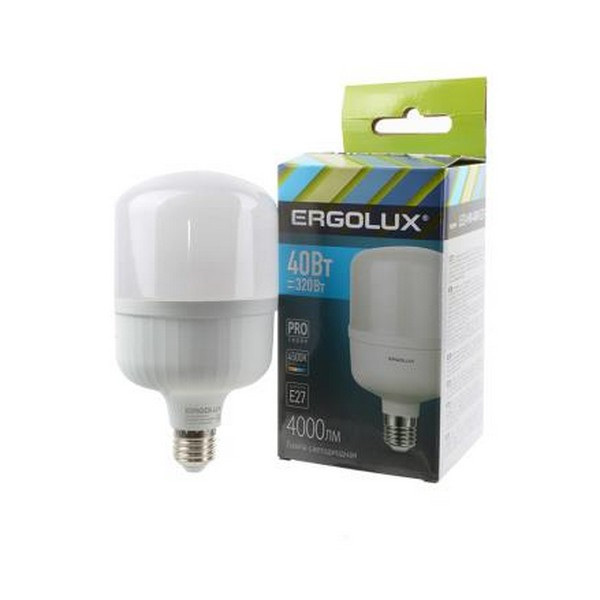 Лампа светодиодная ERGOLUX LED-HW-40W-E27-4K серия PRO 40Вт E27 4500К BL1