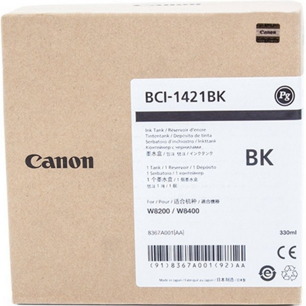 Canon 8367A001 Картридж черный BCI-1421 ВK для Canon W8200P/8400P установить до 11/2016