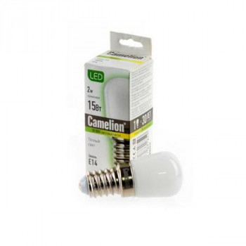 Лампа светодиодная Camelion LED2-T26/845/E14 2Вт 4500К BL1 Тип: T26/4.5K/F-2/15/220/51-Е14Цена: за 1 шт.
