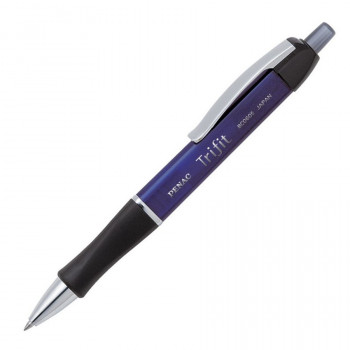 Ручка шариковая автоматическая Penac Trifit Jewel M/1,0мм, корпус синий, синяя (PENAC BC0605-11M) Эргономичная шариковая ручка. Ее особенность – специальная трехгранная форма корпуса, которая соответствует естественному захвату руки и уменьшает мышечные усилия, необходимые для удержания пишущего инструмента.